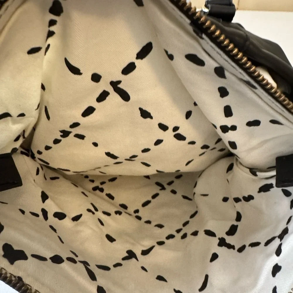 Kate Spade Women's Black Leather‎ Top Handle convertible Handbag